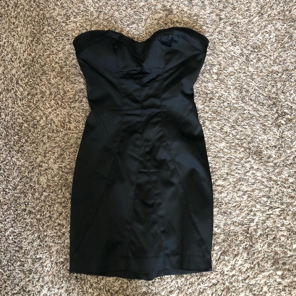 bebe Dresses & Skirts - BEBE strapless satin dress